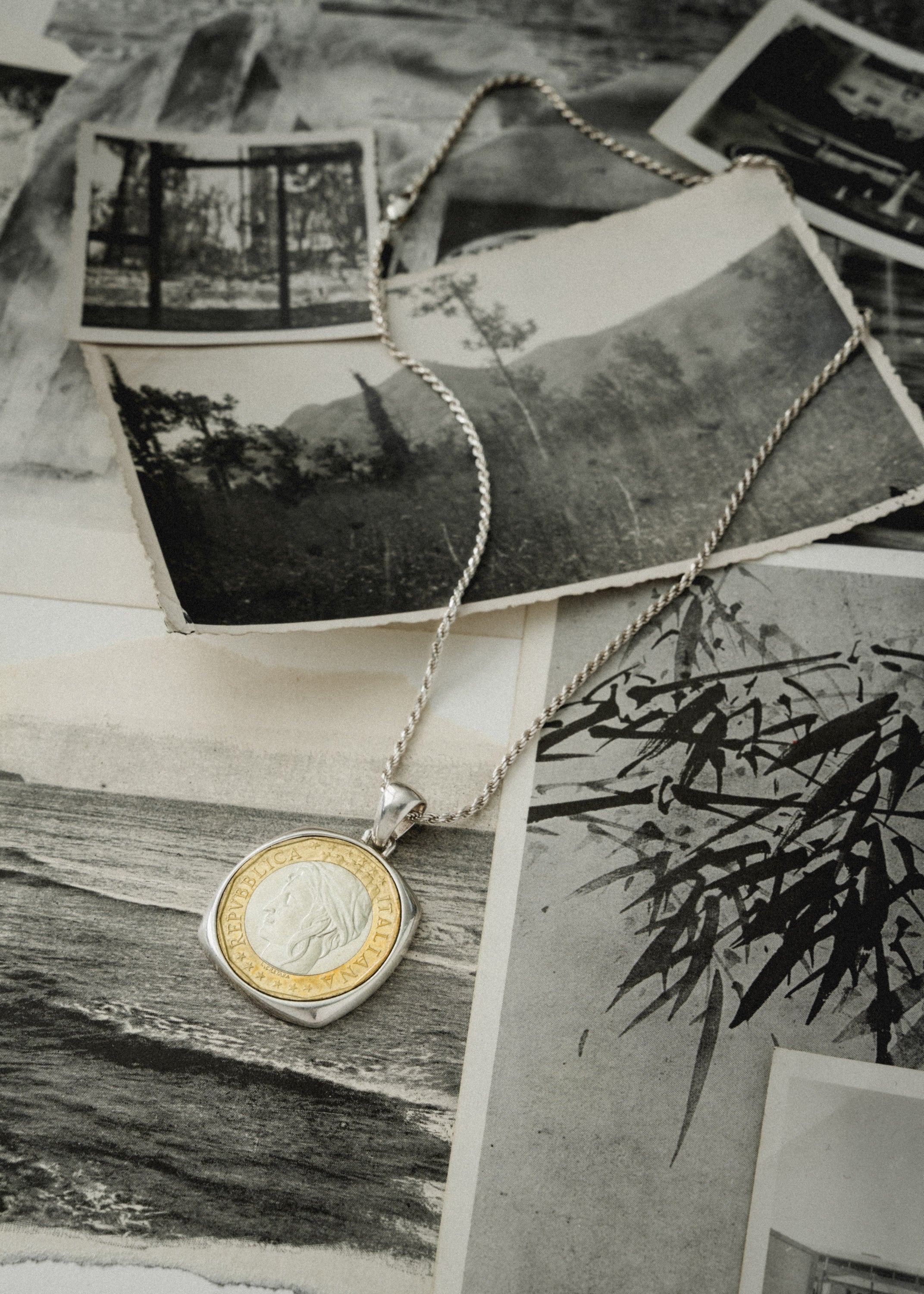 Liria Coin Pendant Necklace